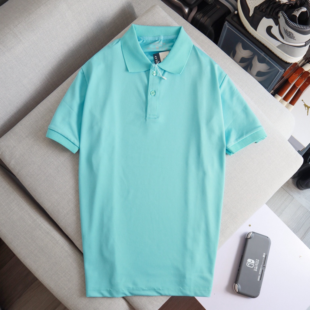 Áo Thun Polo Nam cổ Bẻ Vải Cá Xấu, Cotton Cao Cấp