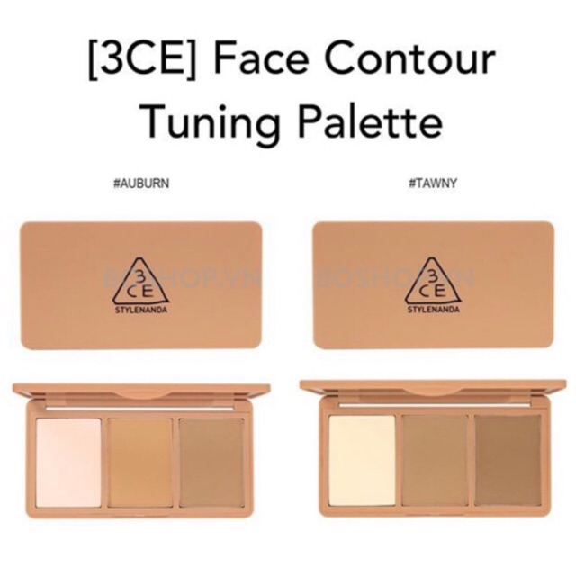 Bảng tạo khối 3CE FACE CONTOUR TUNING PALETTE TAWNY