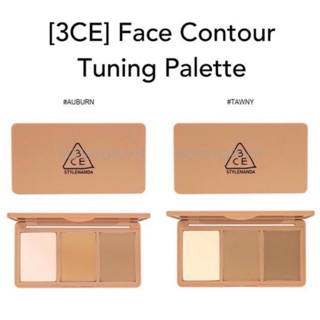Bảng tạo khối 3CE  FACE CONTOUR TUNING PALETTE TAWNY