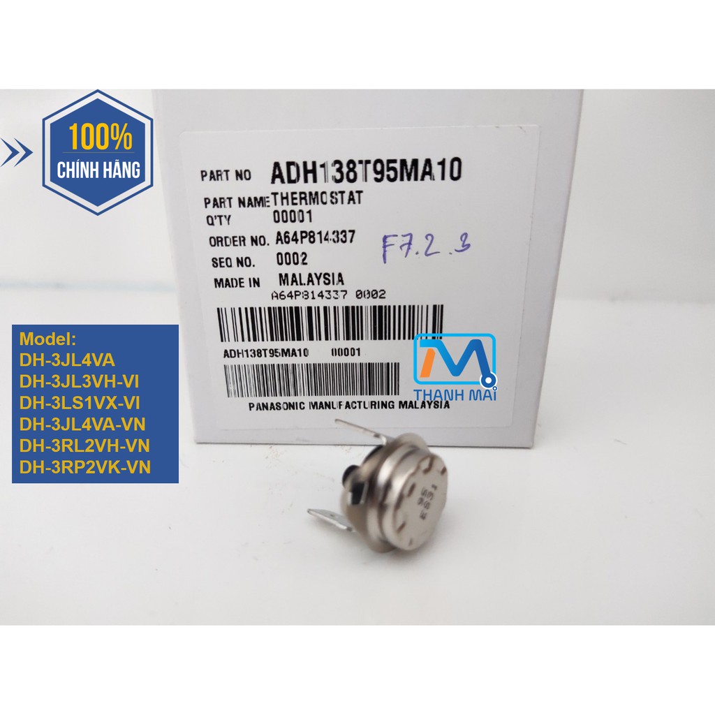 Sensor Cảm biến nhiệt độ 95*C Máy nước nóng Panasonic DH-3JL4 // 3JL3VH // 3LS1VX // 3JL4VA // 3RL2VH // 3RP2VK