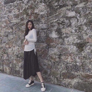 áo rút dây sườn 2 bên