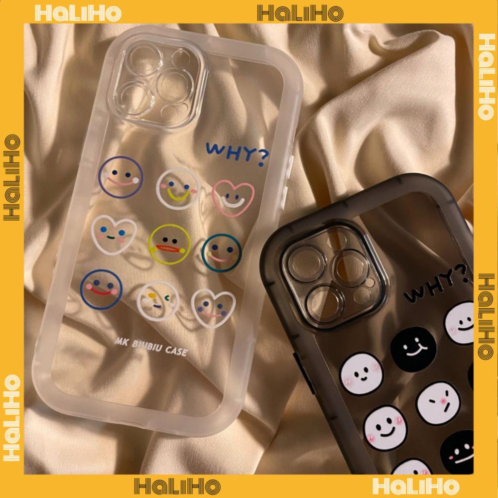 Ốp điện thoại silicone mềm chống sốc in hình mặt cười thích hợp cho iPhone 11 ProMax 13 ProMax 12 ProMax 7Plus xr XSMax