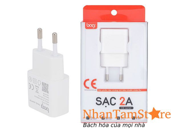 [PKDD] Củ sạc 5V-2A Bagi (có chứng chỉ CE châu âu) CE-M52