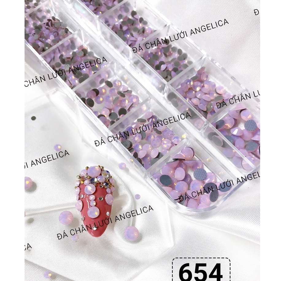 Đá Chân Lưới 14 Khía Rose Opal ANGELICA 654