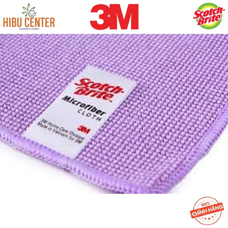 Khăn Lau Bếp Microfiber Tiện Dụng Scotch-Brite 3M 30x30cm – Lấy Sạch Bụi Bẩn, Không Lo Trầy Xước, Sức Mạnh 3 Trong 1