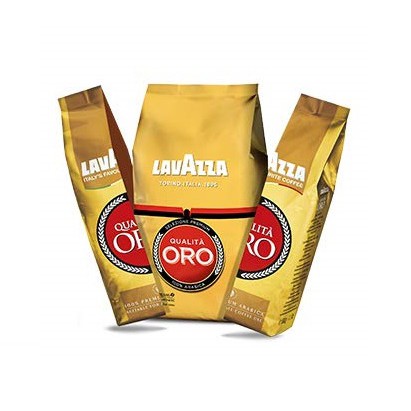 Cà phê hạt Lavazza Coffee Qualita Oro- Italia- 1000g Date 2-2025