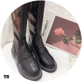 Boot đùi gân nạm đinh viền đế