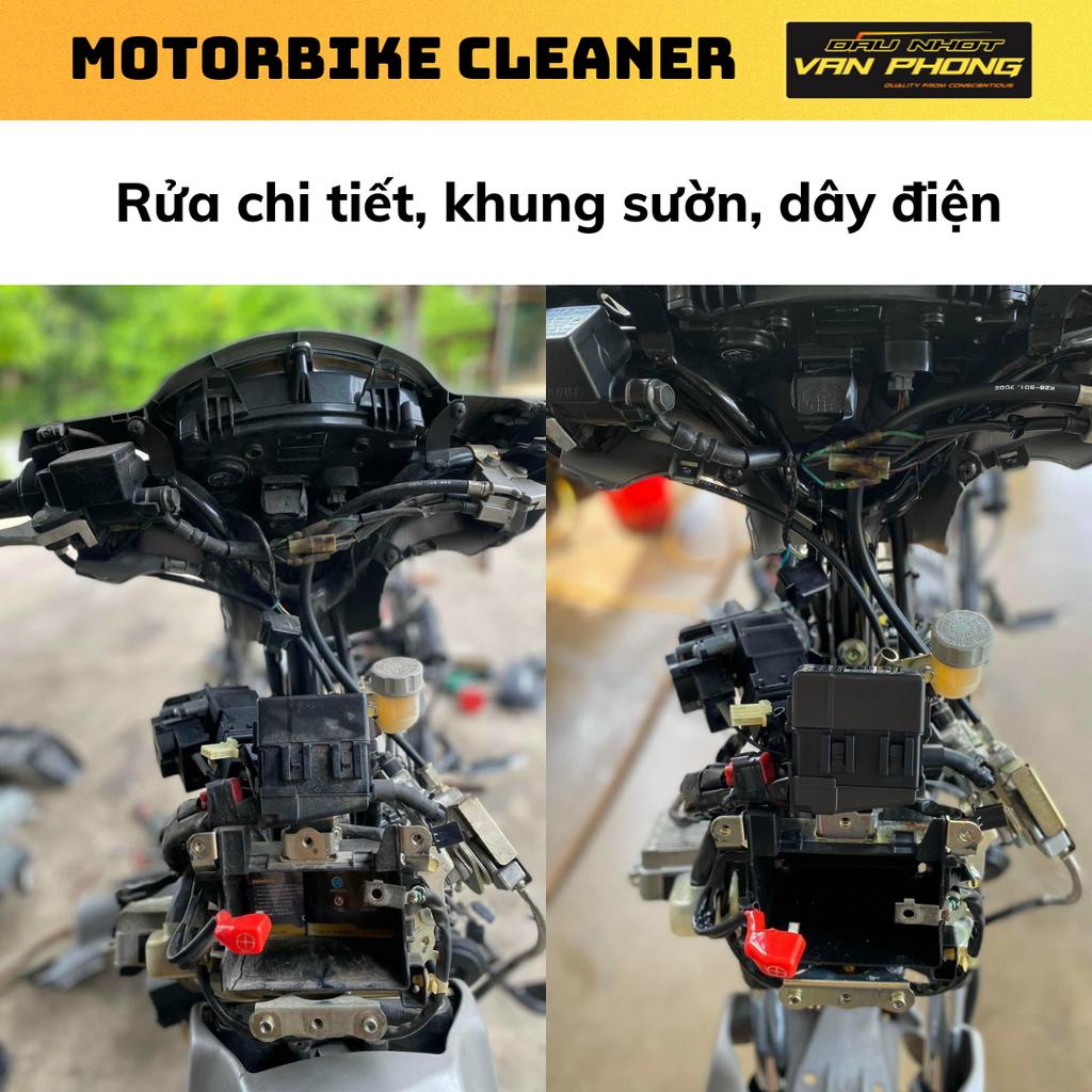 COMBO RỬA SÊN MOTORBIKE CLEANER VÀ DƯỠNG SÊN X1R TẶNG CỌ NHƯ HÌNH