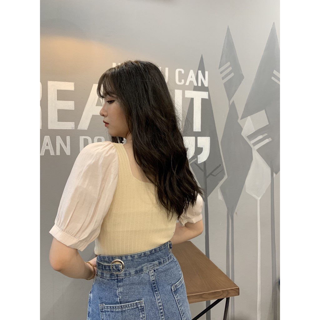 ÁO LEN TAY BỒNG MONTOGHI QUẢNG CHÂU HOT