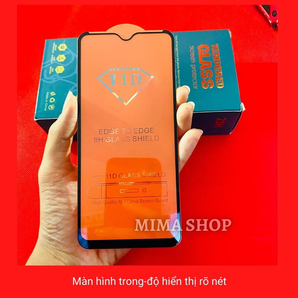 Kính Cường Lực Xiaomi Redmi 9C - Siêu Mượt-Full màn cao cấp- Cảm ứng siêu nhạy-Không bám vân tay