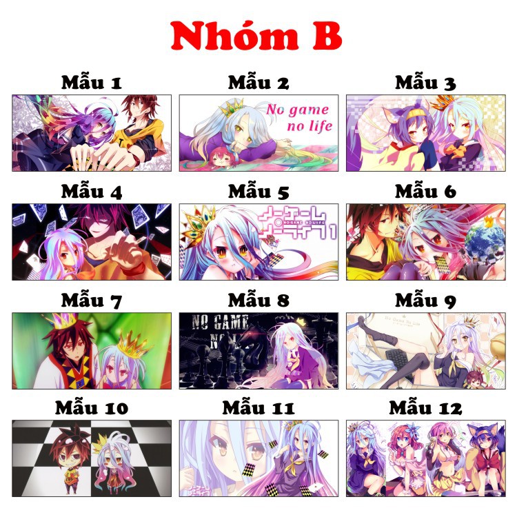 Ly sứ in hình Anime No Game No Life Cốc uống nước đẹp làm quà tặng đặc biệt giá trị và ý nghĩa