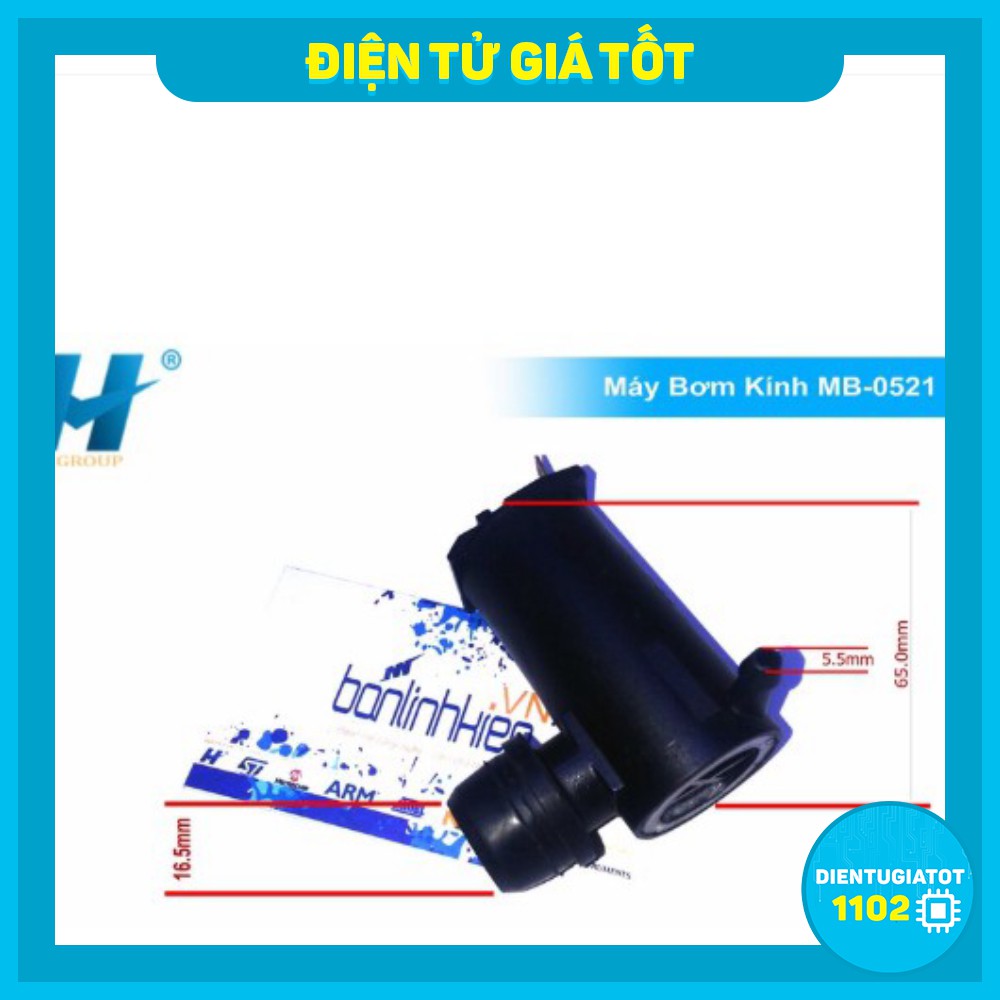 Máy Bơm Kính MB-0521 DC12V❤️ Bơm Kính Oto❤️Máy Bơm 12V Siêu Khỏe