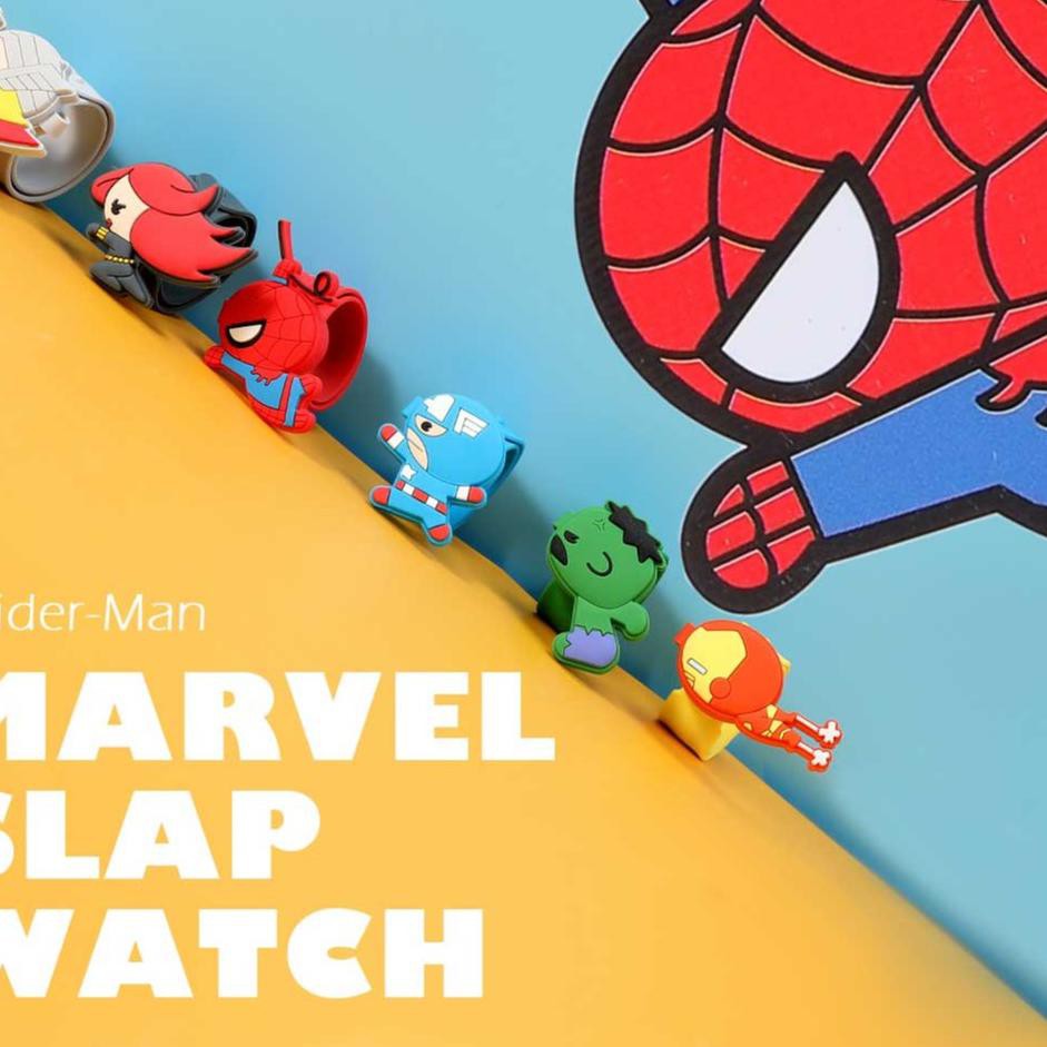 Đồng Hồ Đeo Tay Miniso Hình Siêu Anh Hùng Marvel Độc Đáo Cho Bé