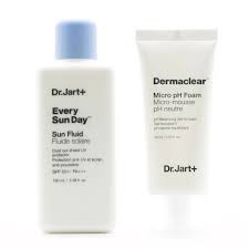 Kem Chống Nắng Dr Jart+ SPF50+ PA+++ 100ml + Tặng Kèm Sữa Rửa Mặt Dr Jart+ 30ml Every Sun Day Sun Fluid + Dermaclear Mic