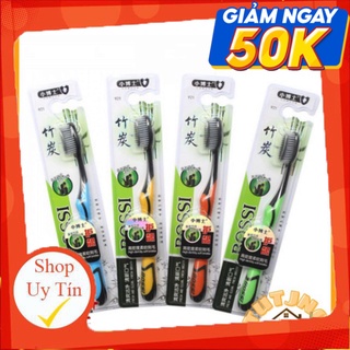 Bàn chải đánh răng than tre hoạt tính Hàn Quốc Bossi