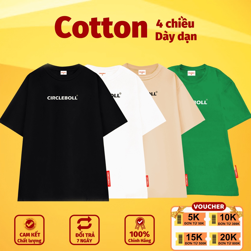 Áo thun unisex CIRCLEBOLL basic TEE forrm rộng dành cho nam nữ