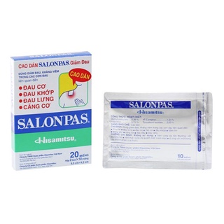 1 túi 10 miếng dán Salonpas