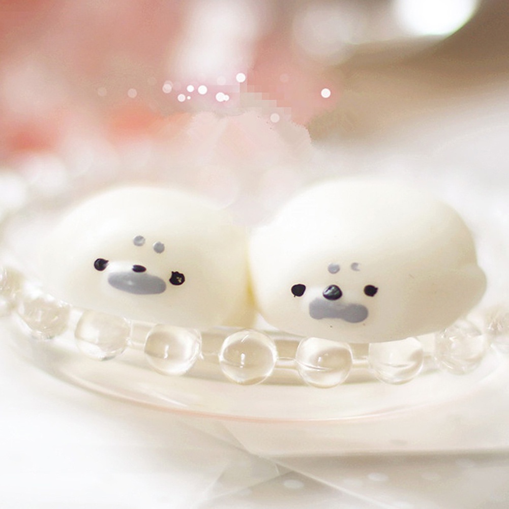 Đồ chơi squishy mềm hình hải cẩu trắng dễ thương