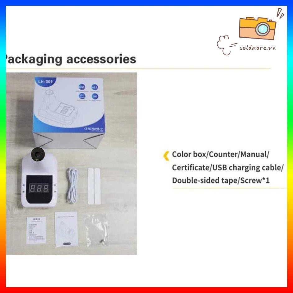 [SOE]  Wall Mounted Infrared Thermometer Adults And Children No Contact Precise Measure Temperature Alarm Thermometer