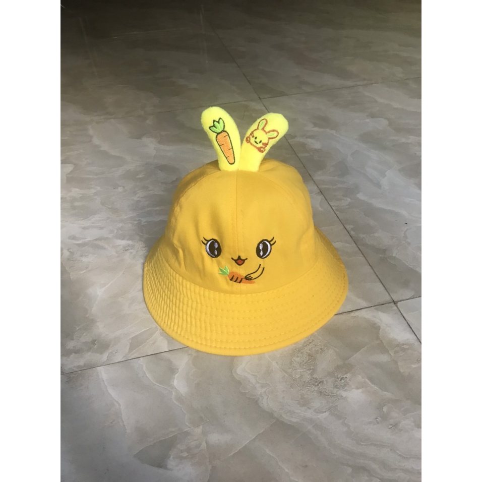 Mũ carot vàng cho bé từ 1-4 tuổi