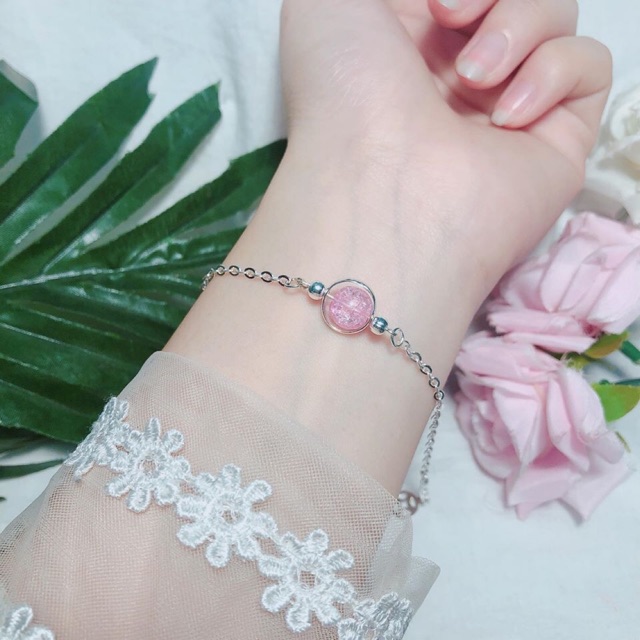 LẮC TAY ĐÁ PHONG THUỶ ĐỦ MÀU - LẮC TAY NỮ BẠC TA