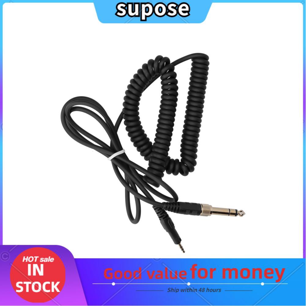 Supose Stretchable Spring Headphone Audio Cord Replacement for Audio‑Technica ATH‑M50X M40X