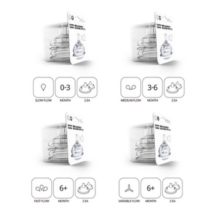 Núm ti Comotomo (1-2-3 tia, Y-cut) mềm như ti mẹ (chọn núm)