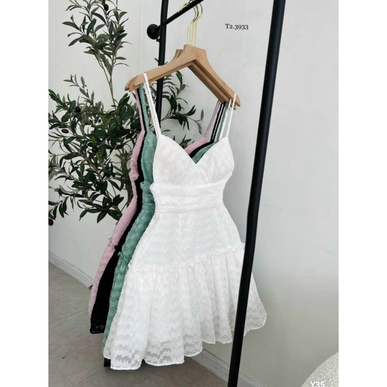 (Free Ship) ĐẦM XỐP REN TƠ HAI DÂY DÁNG XÒE MẪU Y HÌNH MẶC LÀ XINH UP Shop VLTN