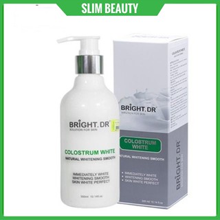 Tắm trắng toàn thân, Sữa non tắm trắng Bright Dr 300ml, Da trắng mịn màng sau 1 liệu trình - Hàng Chính Hãng