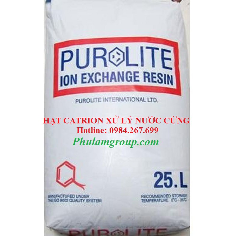 Combo Hạt catrion xử lý nước cứng gói 10 lít