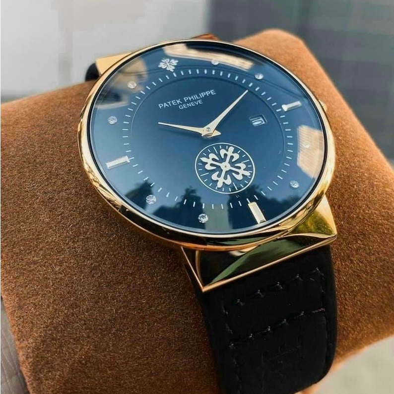 Đồng hồ nam PT mặt tròn dáng cổ điển mặt Mineral chống xước chống nước DH156 thutrangshop - Hàng mới về