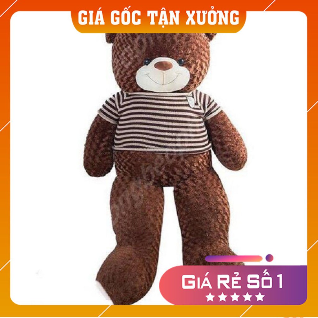 ( Rẻ vô địch ) Gấu Bông Teddy cao cấp khổ vải 1m8 cao 1m6 -[hàng giá xưởng]