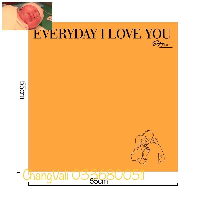 Sỉ tập 20 tờ giấy gói hoa IN CHỮ LOVE YOU-loại dày sịn  siêu đẹp