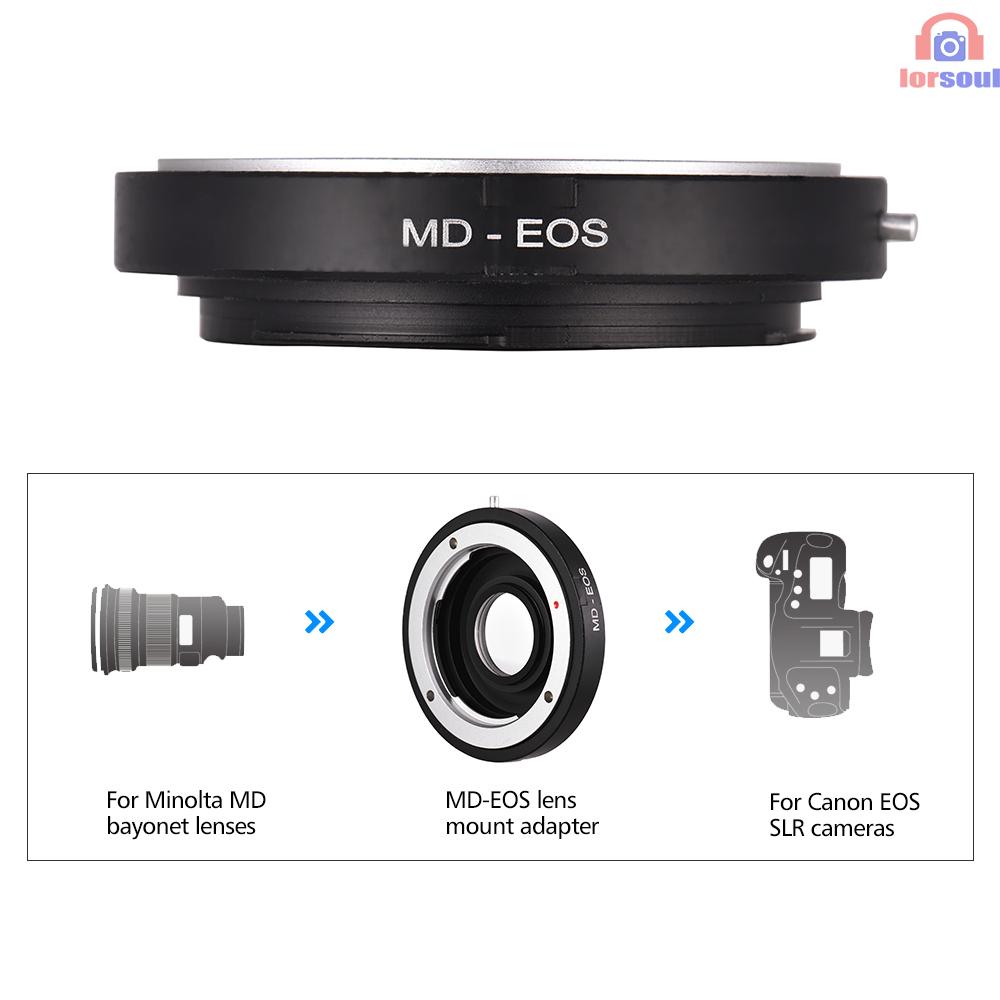 Ngàm Chuyển Ống Kính Minolta Md Sang Fit Cho Máy Ảnh Eos Ef