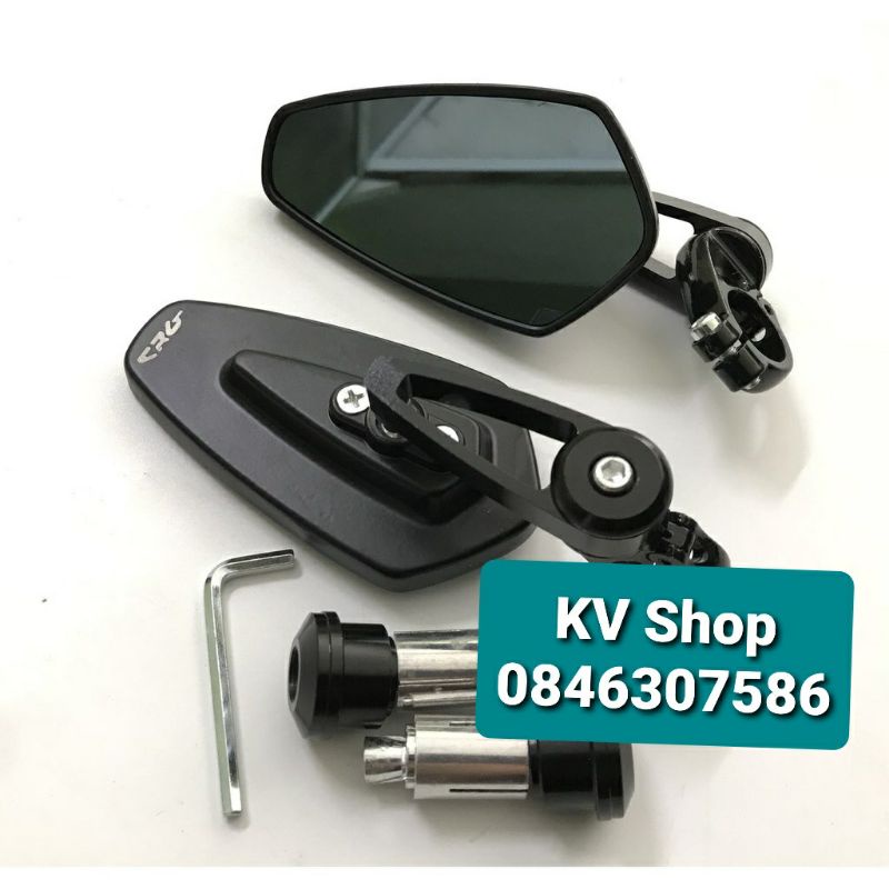 Gương gù tay lái CRG gắn xe máy