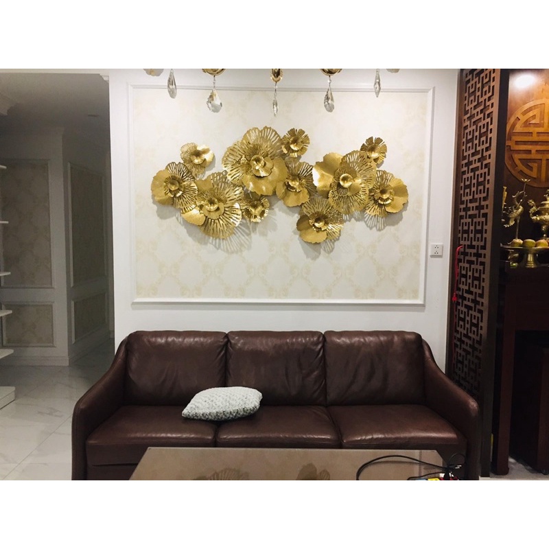 Tranh sắt Hoa Mai Vàng Treo Tường Decor Trang Trí. 1m8x 90cm. Bảo hành 5 năm.