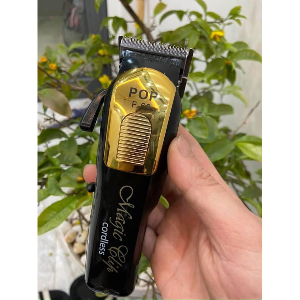 Tông Đơ Cắt Tóc Lưỡi Kép Barber POP F-68 Gamma Cao Cấp Chuyên Fade