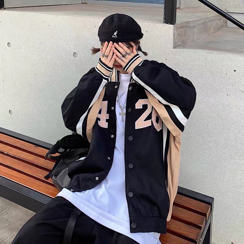 [HOT] Áo Bomber bóng chày Unisex Form Rộng | BigBuy360 - bigbuy360.vn