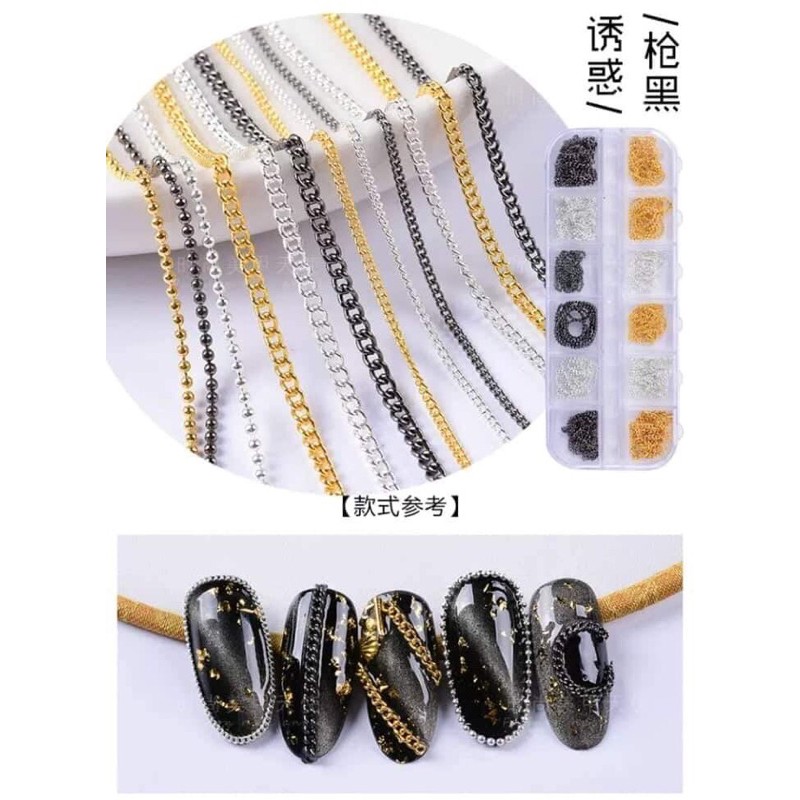 Dây xích trang trí móng