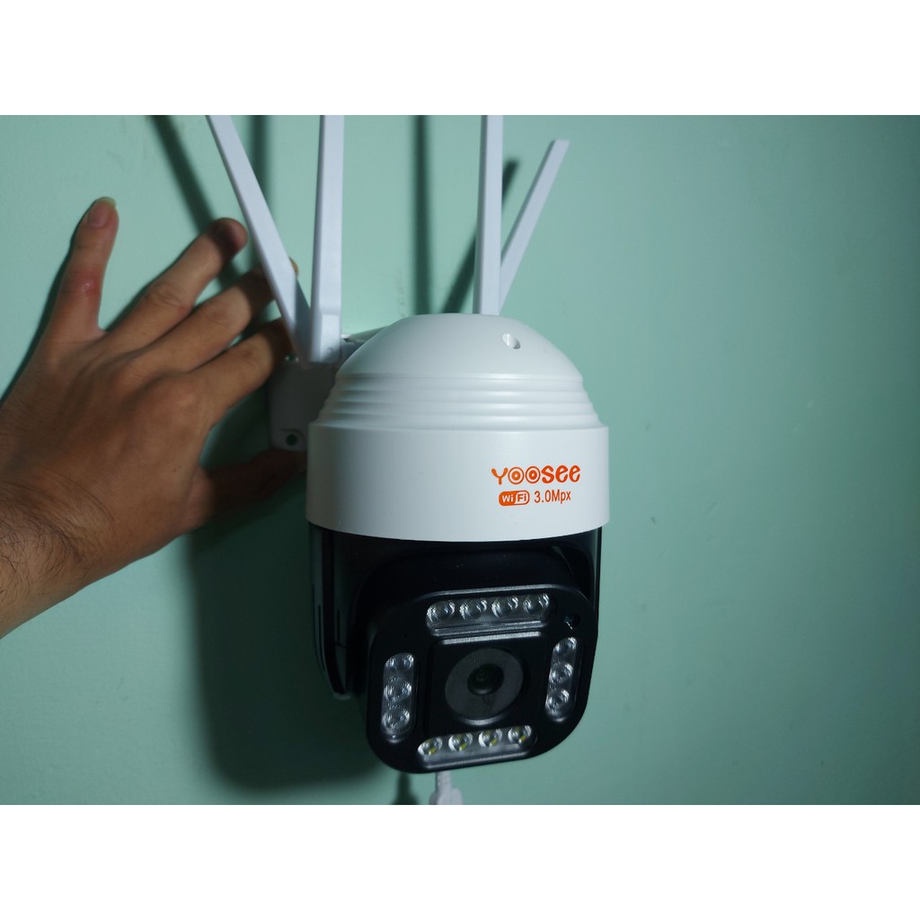 Camera Wifi Yoosee 2 râu PTZ D36S 3.0MP/ 4 Râu 3.0Mp 14 Led. Ban Đêm mở led có màu - hàng giống hình | BigBuy360 - bigbuy360.vn