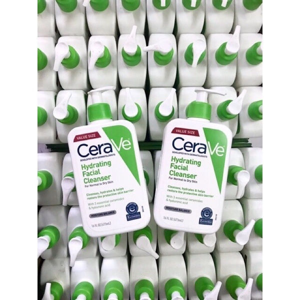 Sữa Rửa Mặt dịu nhẹ CeraVe Foaming /Hydrating / Sa Cleanser dành cho da khô / da dầu