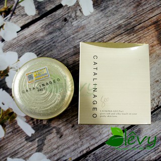 Chính hãng - Phấn phủ trang điểm siêu mịn Geo Lamy Catalina Golden Pact