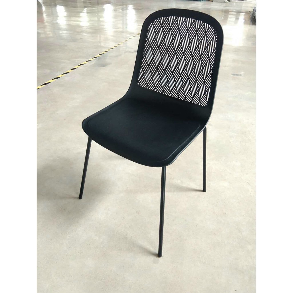 Ghế nhựa chân sắt phun sơn tĩnh điện, ghế nhựa đúc cao cấp -Nhắn tin chọn màu
