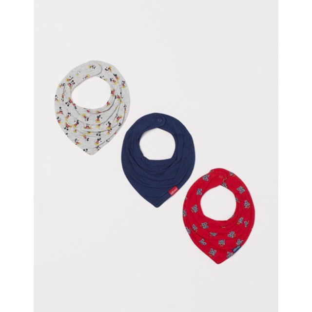 Set 3 yếm HM authentic cho bé