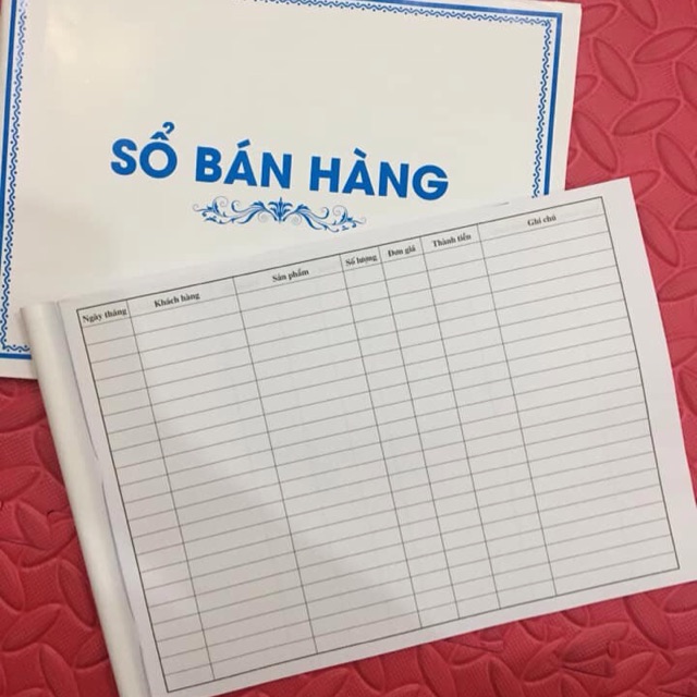 Sổ bán hàng A4 100 trang