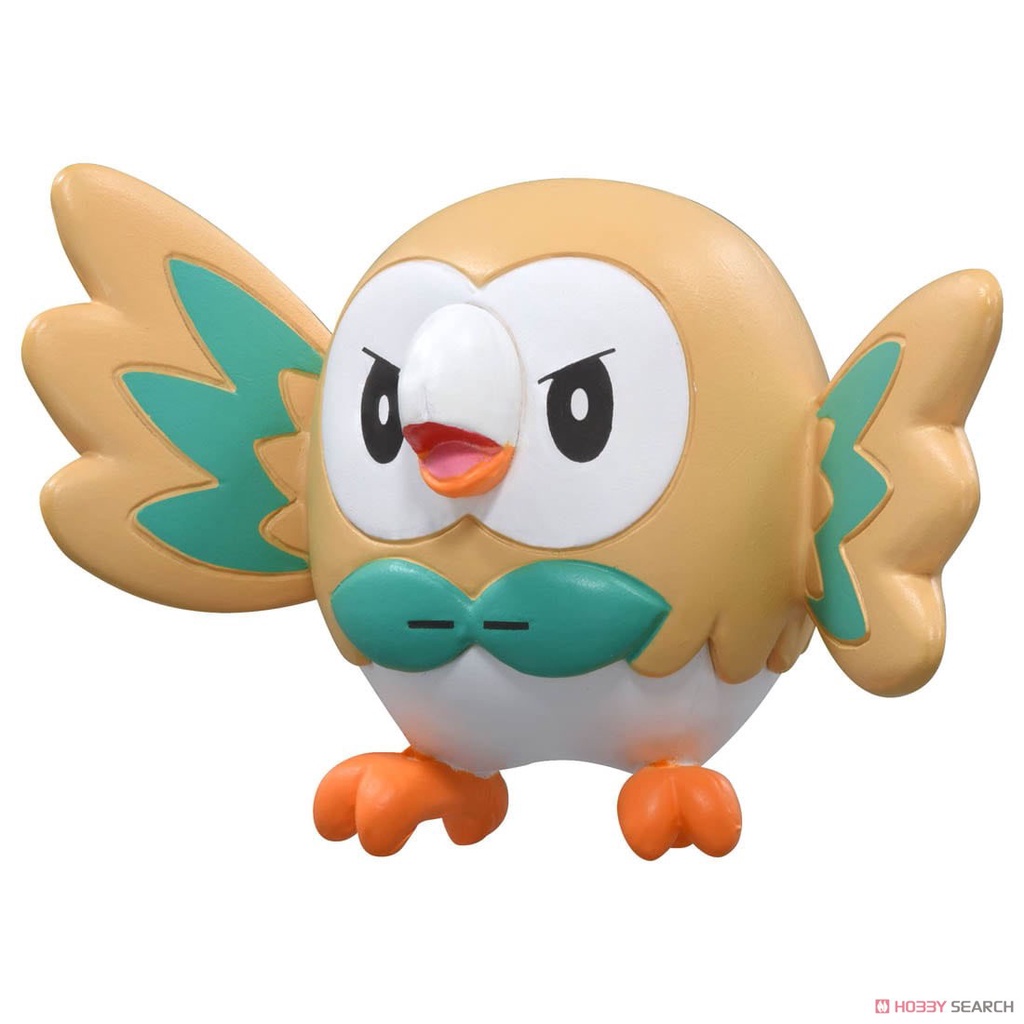 Mô Hình Pokemon Chính Hãng Takara TOMY Monster Colletion - Moncolle Rowlet MS-24