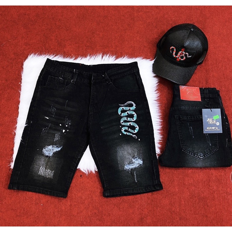 Quần thêu logo hình con rắn siêu đẹp