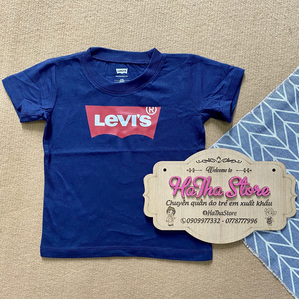 T-Shirts / Áo thun LEVI'S xanh đen bé trai