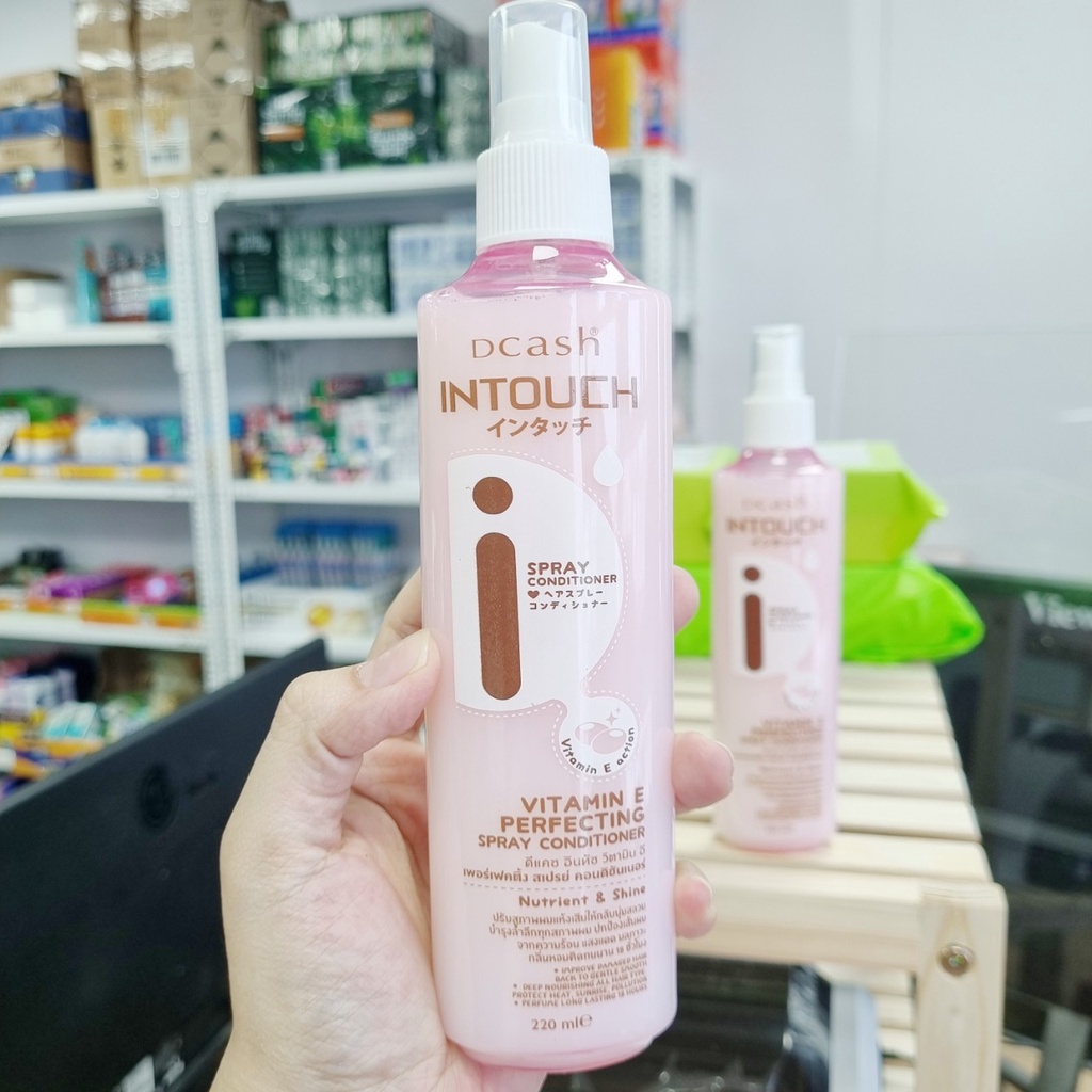 Xịt dưỡng phục hồi tóc DCASH INTOUCH Keratin & Hyaluron / Vitamin E Perfecting