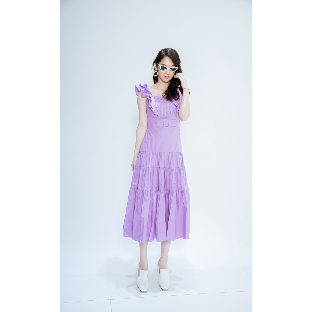 CCHAT Váy tay cánh tiên nhún tầng | BigBuy360 - bigbuy360.vn